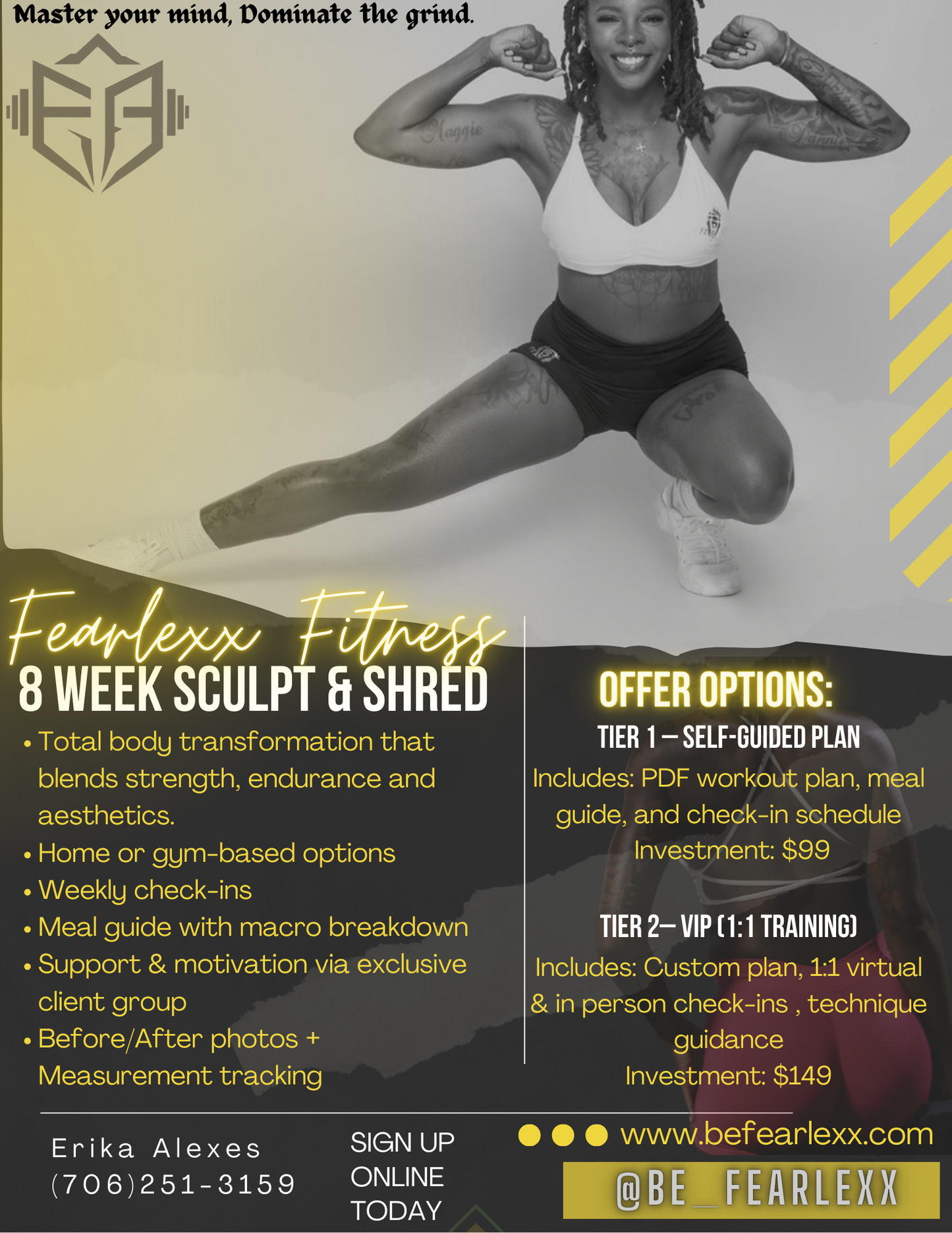 8 Week Sculpt & Shred TIER 1 (Self guided)