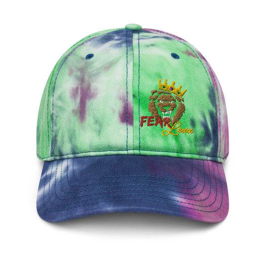 Tie dye  "Red Fear" Dad hat