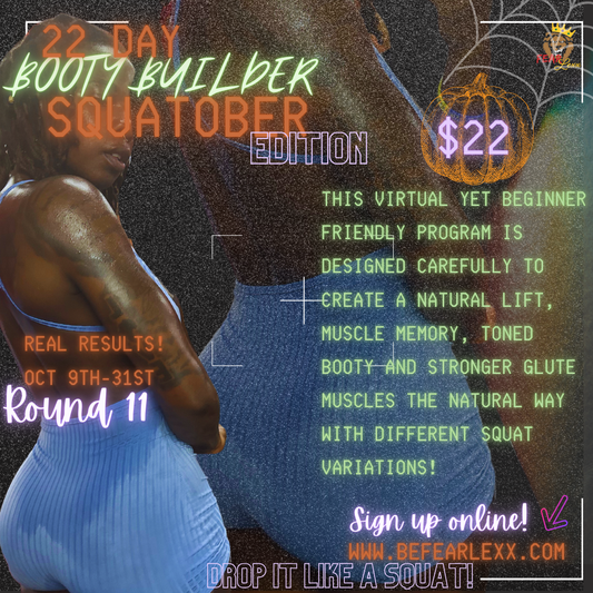 22 Day Booty Builder‼️ROUND FOURTEEN‼️***SQUATOBER EDITION***