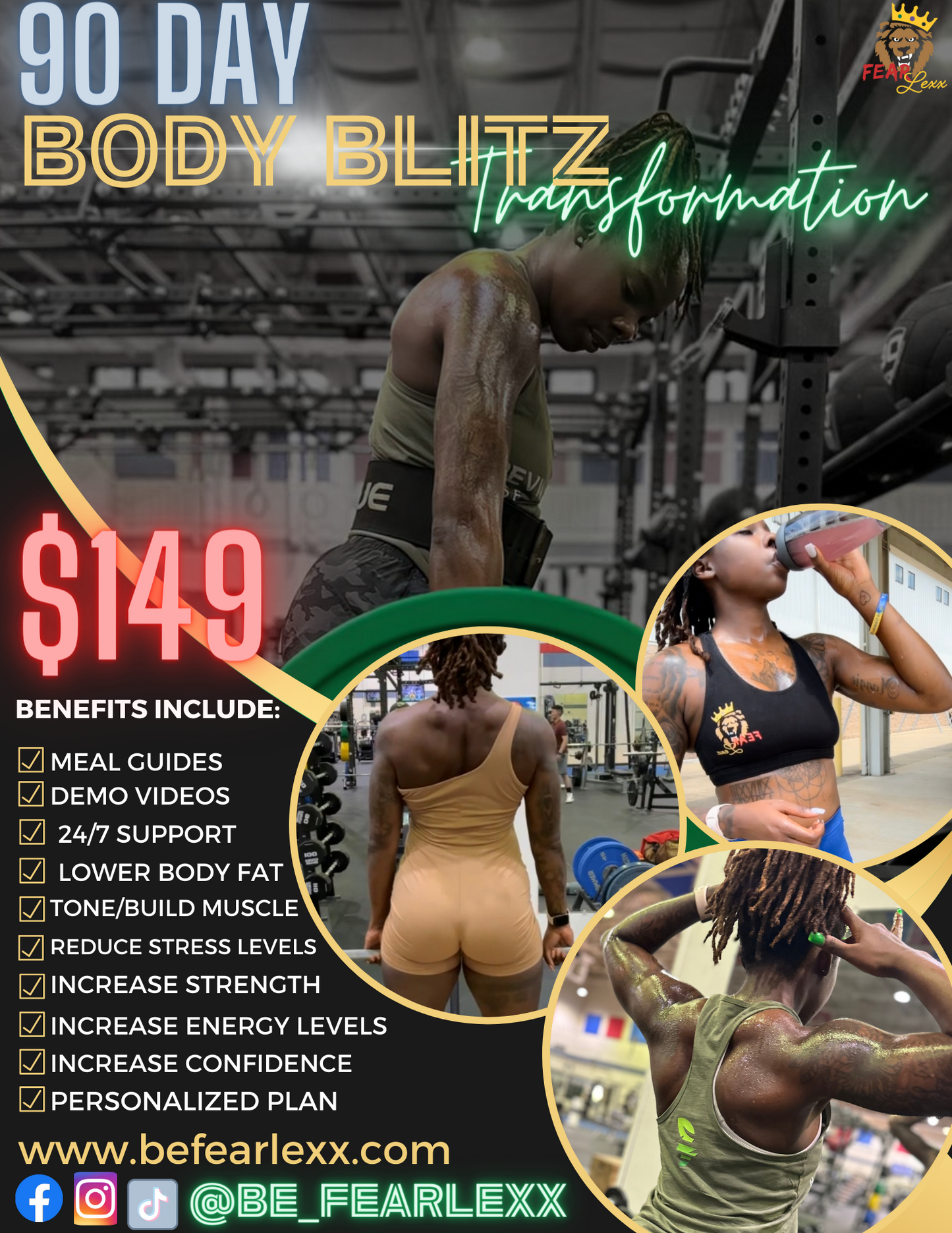 90 Day Body Blitz Transformation✨⚡️💚