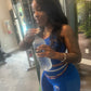 Be Fearlexx Embroidered Activewear Set (RHOyal Blue)