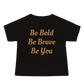 Baby Unisex Short Sleeve Tee (Blue "fear" front & back)