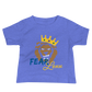 Baby Unisex Short Sleeve Tee (Blue "fear" front & back)