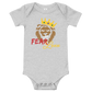 Baby short sleeve one piece (Red "fear")