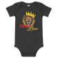 Baby short sleeve one piece (Red "fear")