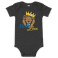 Baby short sleeve one piece (Blue "fear")