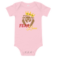 Baby short sleeve one piece (Red "fear")