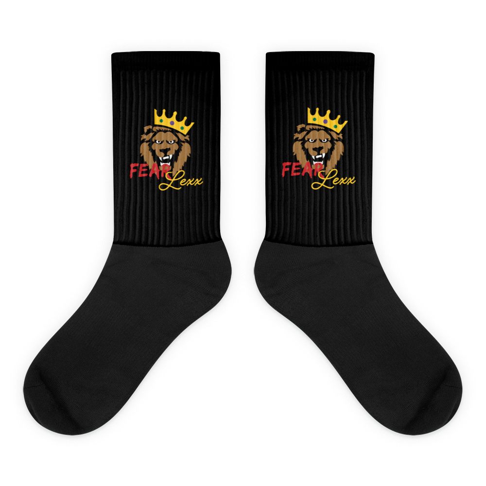 Double sided Dri- fit socks (Red "fear")