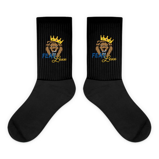 Double sided Dri- fit socks (Blue "fear")