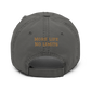 Distressed Dad Hat (Blue "fear" front & back)