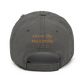 Distressed Dad Hat (Red "fear" front & back)