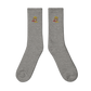 Embroidered "Red Fear" Crew socks
