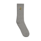 Embroidered "Blue fear" socks