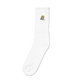 Embroidered "Blue fear" socks