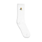 Embroidered "Blue fear" socks