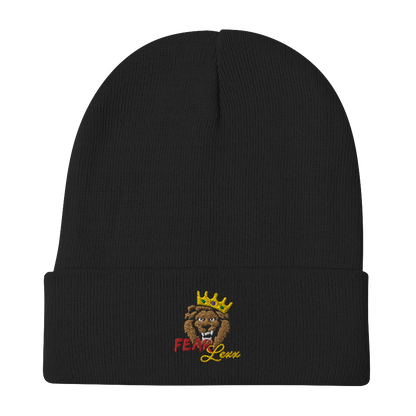 Embroidered "Red fear" Beanie