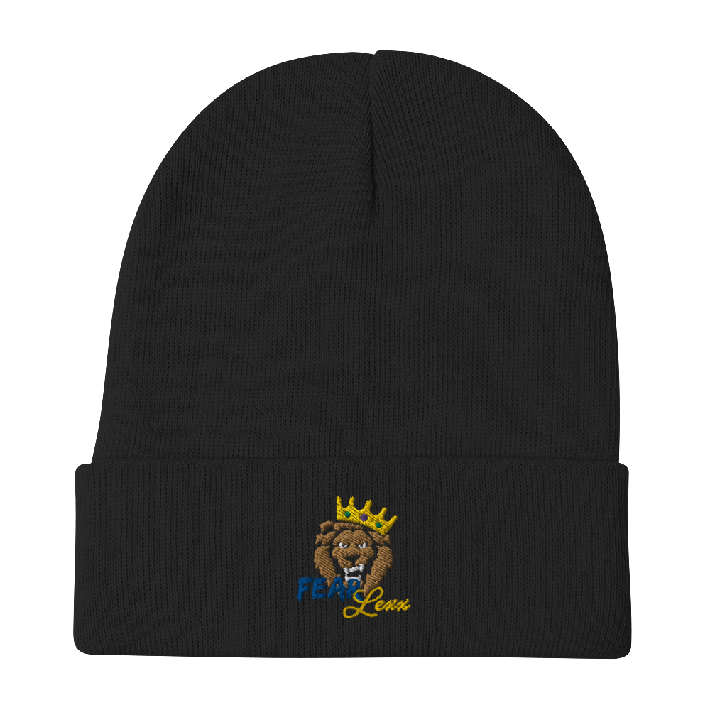 Embroidered "Blue fear" Beanie