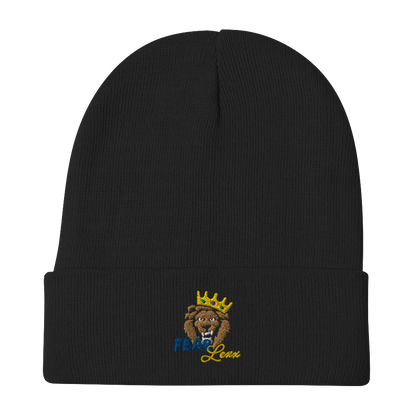 Embroidered "Blue fear" Beanie