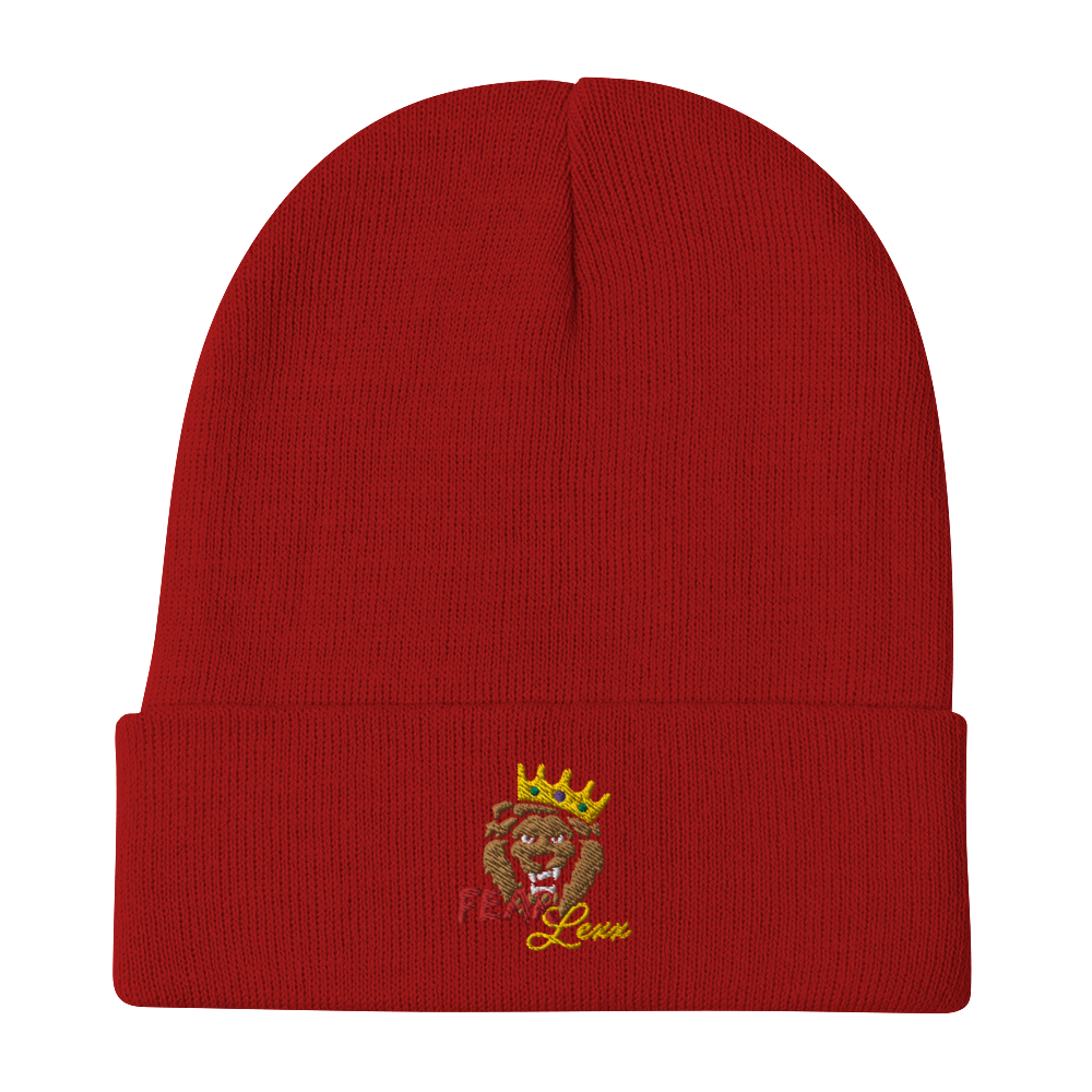 Embroidered "Red fear" Beanie