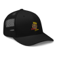 Unisex Embroidered Trucker Cap (Red "fear")