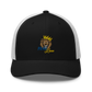 Unisex Embroidered Trucker Cap (Blue "fear")