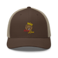 Unisex Embroidered Trucker Cap (Red "fear")