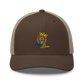 Unisex Embroidered Trucker Cap (Blue "fear")