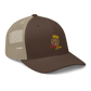 Unisex Embroidered Trucker Cap (Red "fear")