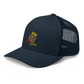 Unisex Embroidered Trucker Cap (Red "fear")