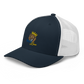 Unisex Embroidered Trucker Cap (Blue "fear")
