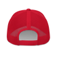 Unisex Embroidered Trucker Cap (Red "fear")