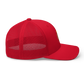 Unisex Embroidered Trucker Cap (Red "fear")
