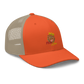 Unisex Embroidered Trucker Cap (Red "fear")