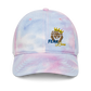 Tie dye "Blue Fear" Dad hat