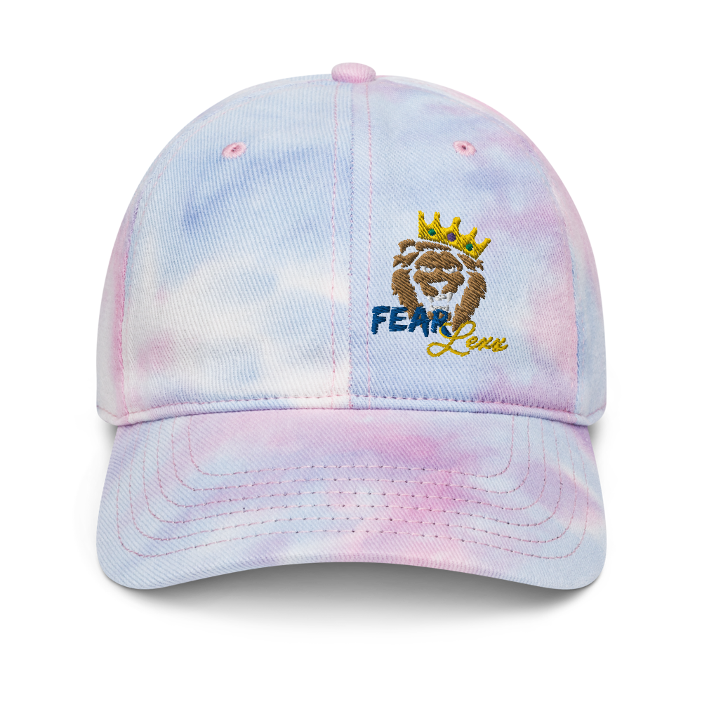 Tie dye "Blue Fear" Dad hat