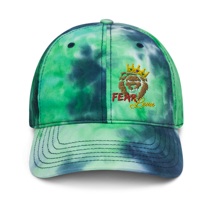 Tie dye  "Red Fear" Dad hat