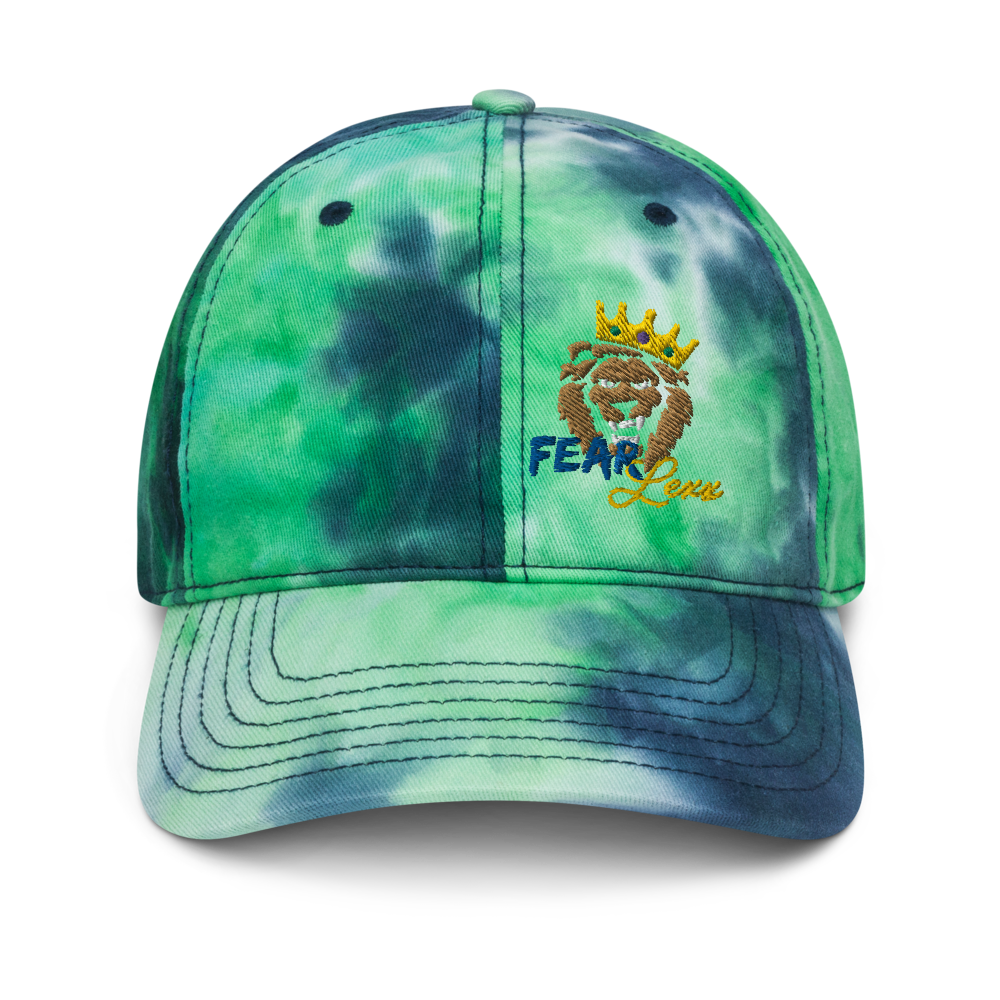 Tie dye "Blue Fear" Dad hat