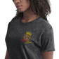 Vintage Denim Embroidered "Red Fear" T-Shirt