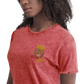 Vintage Denim Embroidered "Red Fear" T-Shirt