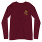 Unisex Long Sleeve Tee (Red "fear")