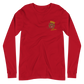 Unisex Long Sleeve Tee (Red "fear")