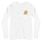 Unisex Long Sleeve Tee (Red "fear" front & back)