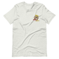 Short-Sleeve Embroidered Unisex T-Shirt ("Red" Fear bold colors)