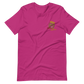 Short-Sleeve Embroidered Unisex T-Shirt ("Red" Fear bold colors)