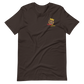 Short-Sleeve Unisex T-Shirt (Red "fear" Bold colors front and back)