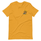 Short-Sleeve Embroidered Unisex T-Shirt (Blue "Fear" soft colors)