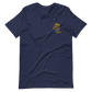 Short-Sleeve Embroidered Unisex T-Shirt ("Blue" Fear)
