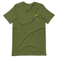 Short-Sleeve Embroidered Unisex T-Shirt ("Blue" Fear)