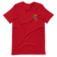 Short-Sleeve Embroidered Unisex T-Shirt ("Blue" Fear)