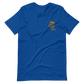 Short-Sleeve Embroidered Unisex T-Shirt ("Blue" Fear)